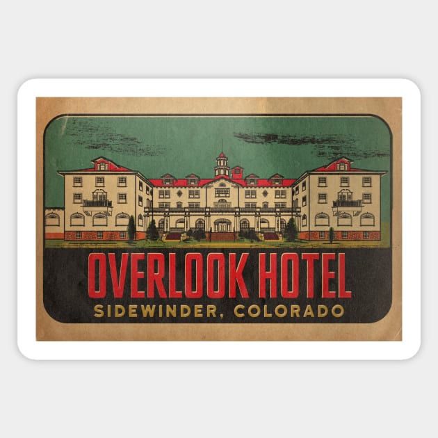 Overlook Hotel Travel Decal Sticker by ThreeSpeed